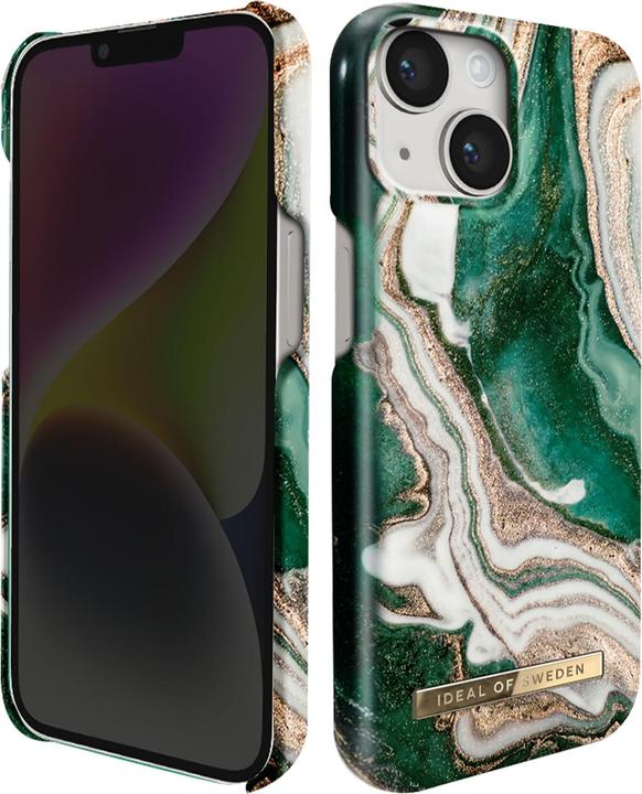 Actual product image iDeal Of Sweden Designer Cover Golden Jade Marble (Apple iPhone 14 Plus)