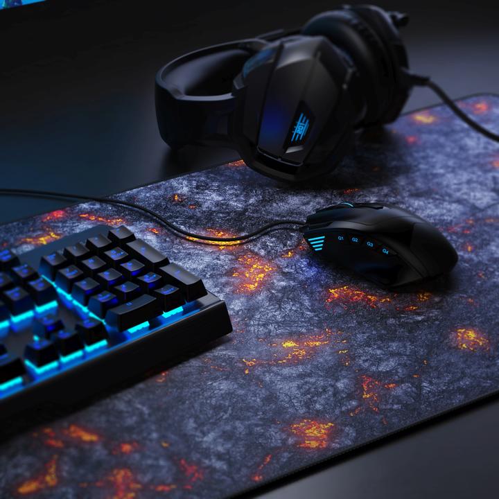 Actual product image Titanwolf Gaming Mouse Pad, XXXL Speed Mouse Mat 1200 x 400 mm, Speed & Precision, Lava (3XL)