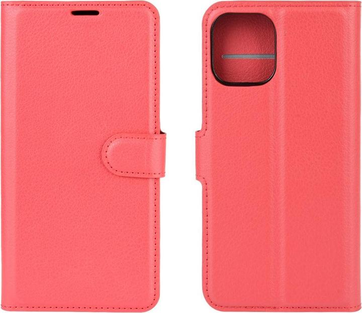 Produktbild Cover-Discount iPhone 12 mini - Leder Etui Hülle rot (Apple iPhone 12 mini)