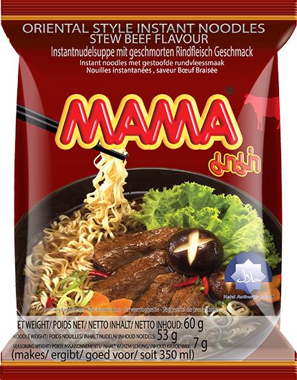 Actual product image Mama Instant noodles, braised beef (60 g)