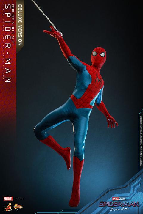 Produktbild Hot Toys Spider-Man: No Way Home figurine Movie Masterpiece 1/6 Spider-Man (New Red and Blue Suit) (Deluxe Ve