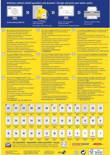 Produktbild Avery Universal-Etiketten