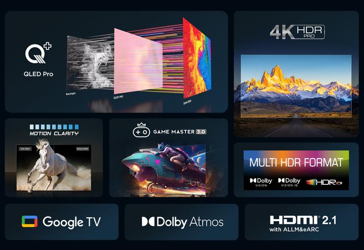 Produktbild TCL 50C655 (50", QLED, 4K, 2024)