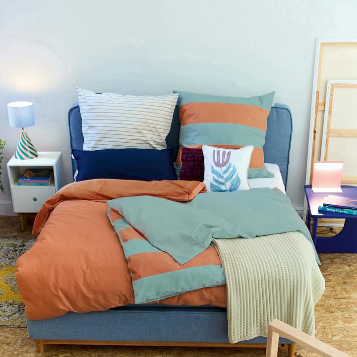 Image du produit Tom Tailor Linge de lit réversible (Housse de couette, 155 x 220 cm, 80 x 80 cm)