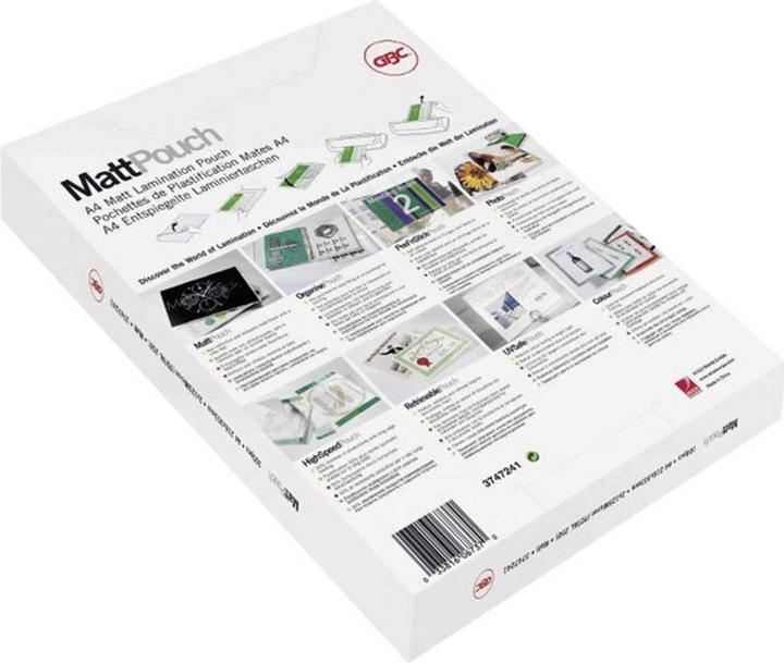 Image du produit GBC Feuille de plastification (A4, 100 pièce(s), 125 µm)