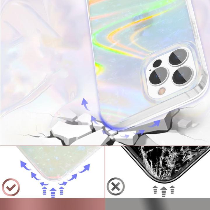 Produktbild Kingxbar Shell Series luxury elegant phone case for iPhone 13 Pro pearl color (Apple iPhone 13 Pro)