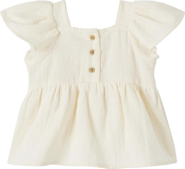 Image du produit Vertbaudet Blouse bébé fille en dentelle au crochet (62)