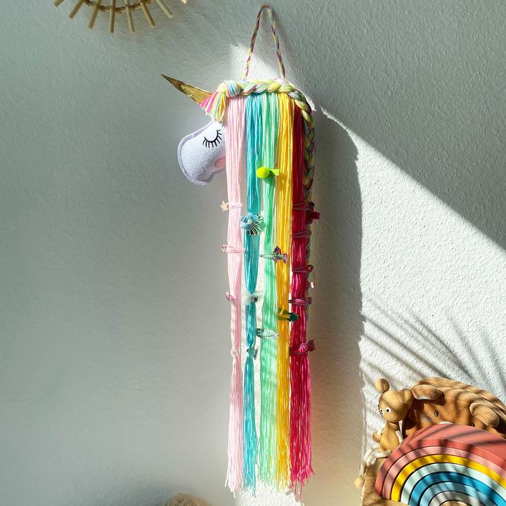 Image du produit Intirilife Tapis de rangement des pinces à cheveux licorne (1 pcs)