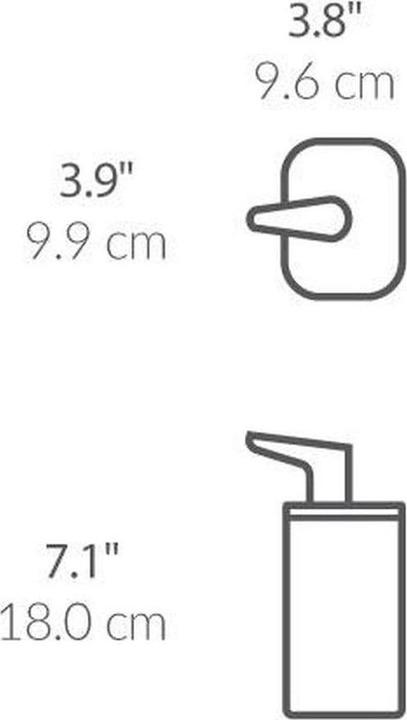 Produktbild Simplehuman Seifenspender 473 ml, Weiss