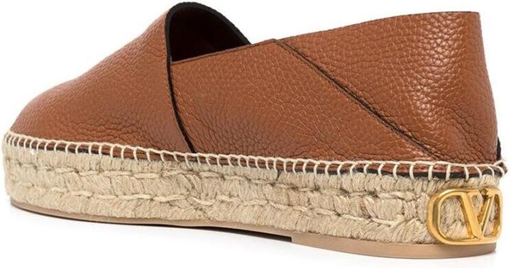 Produktbild Valentino Garavani Logo-Plaque Leather Espadrilles (42)