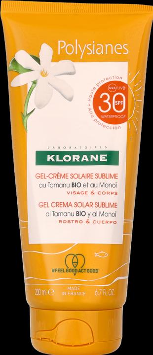 Image du produit Klorane Monoï & Tamanu (Crème solaire, SPF 30, 200 ml)