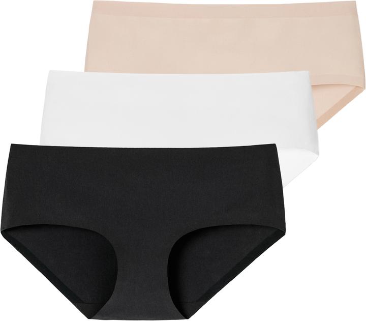 Produktbild Schiesser 3er Pack Invisible Cotton nahtloser Panty (42, XL, 3er Pack)