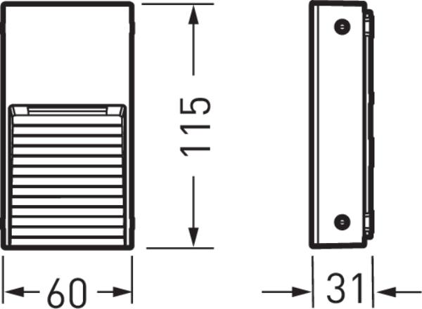 Produktbild Trilux TRIL LED-Wandeinbaustrahler (133 lm)