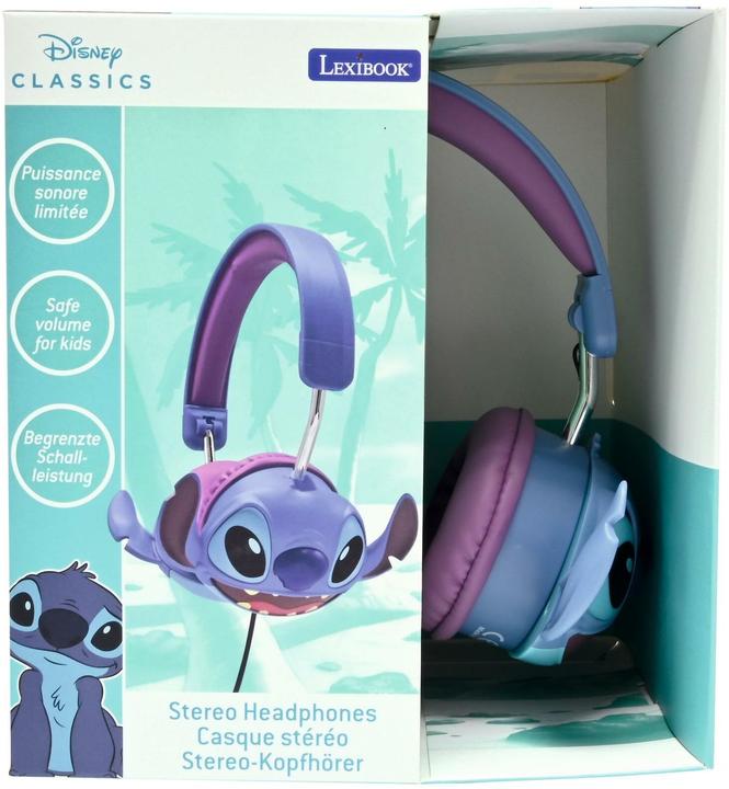 Produktbild Disney Lexibook - Stitch - Wired Foldable Headphone (HP015D)