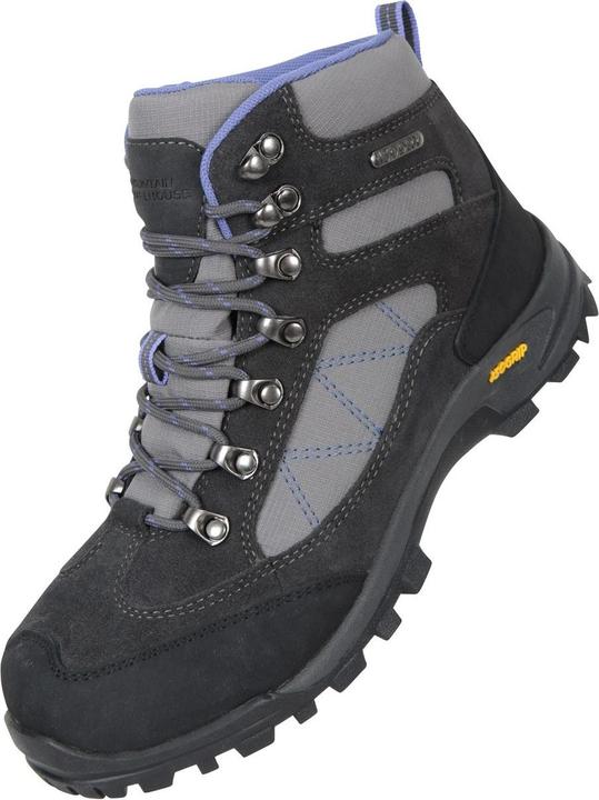 Actual product image Mountain Warehouse Womens/Ladies Storm Suede Waterproof Hiking Boots (40)