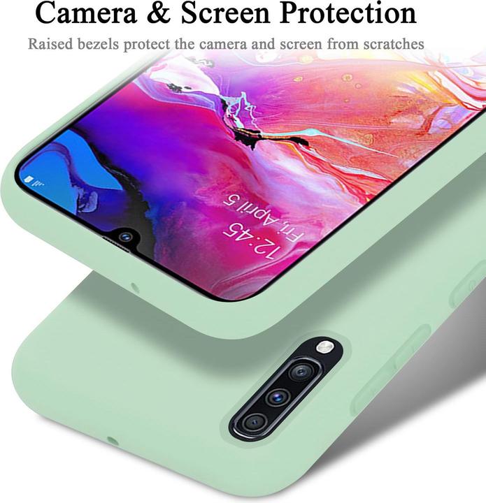 Immagine prodotto Cadorabo Copertura della cassa del silicone liquido TPU (Samsung Galaxy A70S, Samsung Galaxy A70)