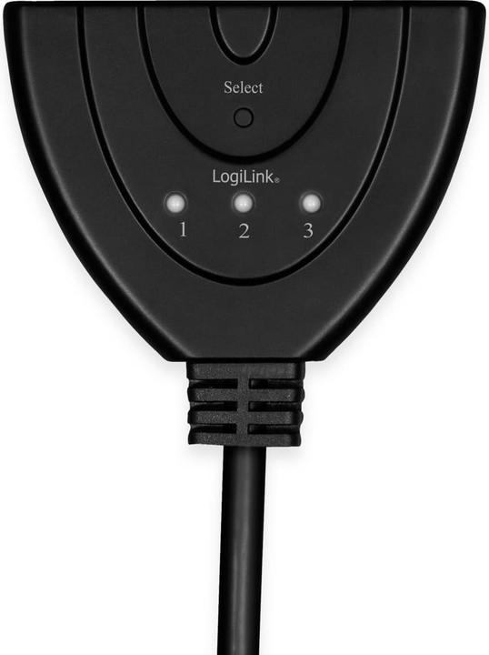 Image du produit LogiLink HD0040 HDMI Splitter 1x3/3x1 port, 4K/30 Hz, CEC,bidirect, pigtail
