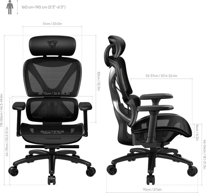 Produktbild Thunder X3 XTC-Mesh