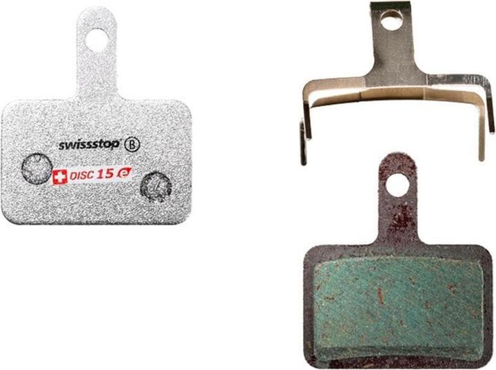 swissstop Schijf 15E (Shimano, Quad, Tektro, TRP, Organisch (hars))