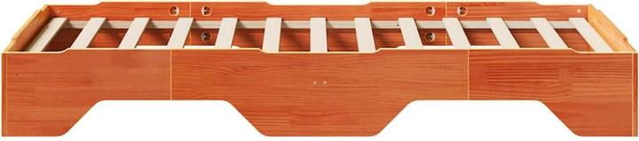 Immagine prodotto VidaXL Letto in legno massiccio senza materasso Struttura letto impilabile marrone cera 80x200 cm (80 x 200 cm)