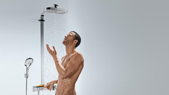 Produktbild hansgrohe HG Showerp RAINDANCE Sel E 300 2jet ST DN 15 chrom