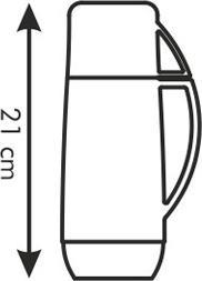 Image du produit Tescoma Thermos avec gobelet 0.30 Lt - Pastel Colours Family (0.30 l)