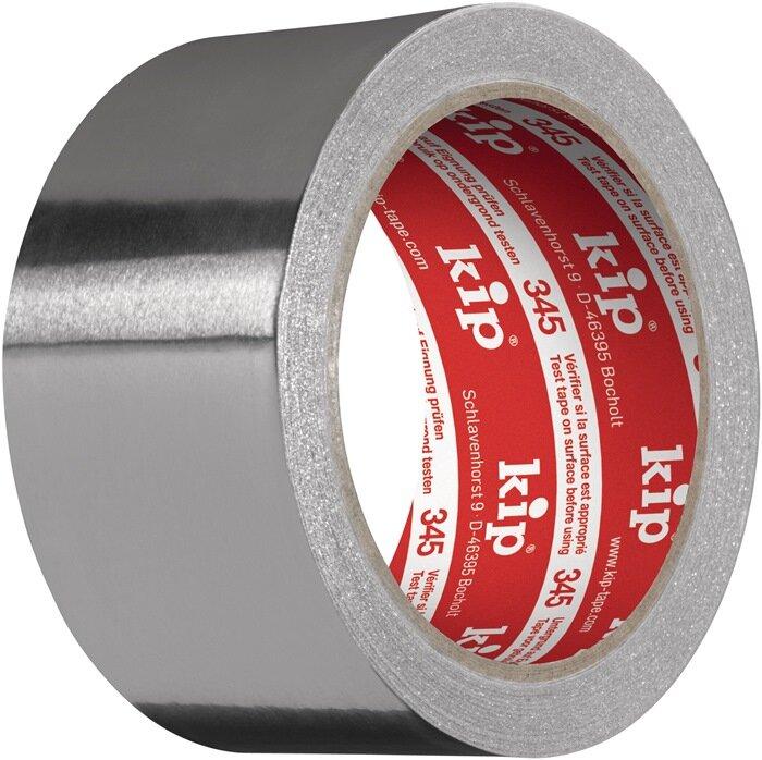 Immagine prodotto Kip Nastro adesivo in alluminio 345 con liner lunghezza 50 m larghezza 50 mm (50 mm)