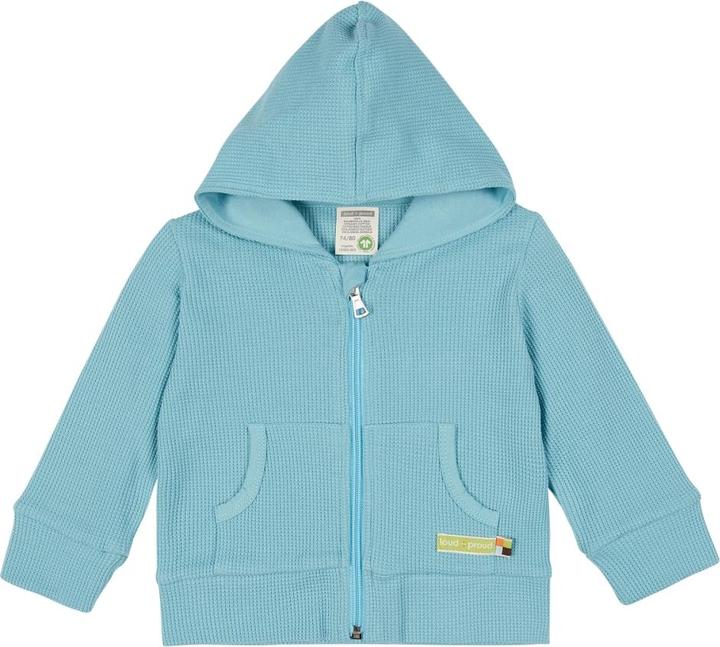 loud + proud Kapuzenjacke Waffelstruktur (80)