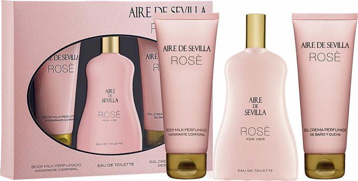 Produktbild Instituto Español Aire De Sevilla Rose For Her Edt Spray 100 ml Sets (Parfum set)