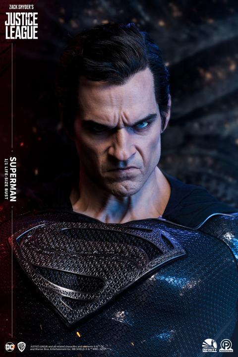 Produktbild Infinity Studios Snyder's Justice League "Superman - Black Version" 1/1 Lifesize Büste