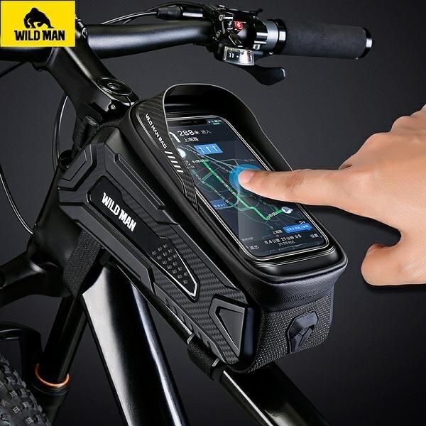 Actual product image Wildman Etui/uchwyt rowerowy M M30 sakwa na ramę czarna/black