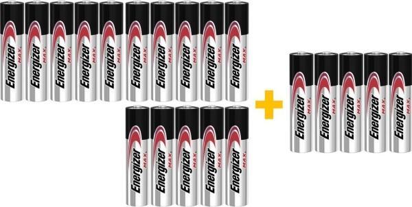Actual product image Energizer Max Alkaline (20 pcs., AAA)