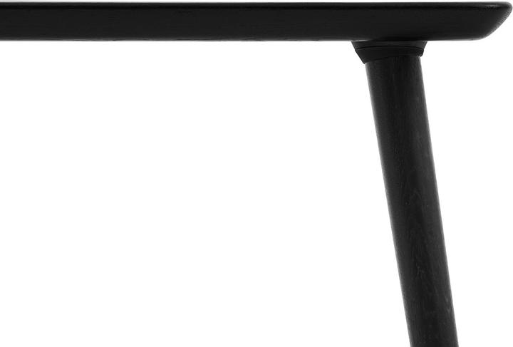 Actual product image Oakywood Classic Desk - Made of solid wood or veneer - color Black / 100x50 - (100 x 50 cm)