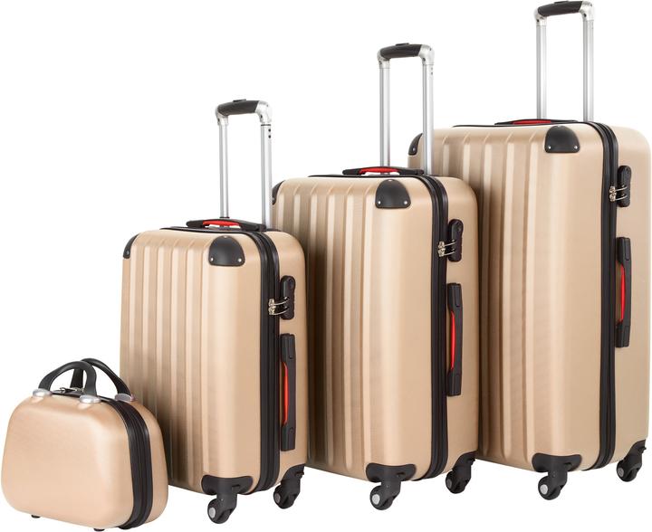 tectake Hartschalenkoffer (90 l, L (90 - 115l))