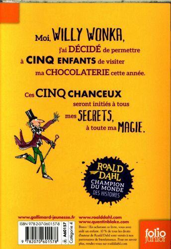 Image du produit Charlie et la chocolaterie (Français, Roald Dahl, Quentin Blake, Elizabeth Gaspar, 2016)