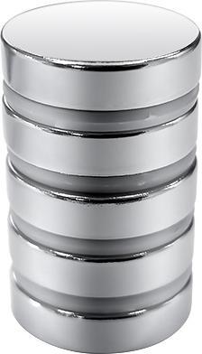 Produktbild Rs Pro Neodym Magnet, Scheibe, 20mm x 5mm (1 x)