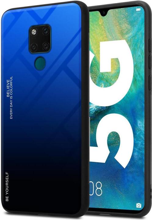 Produktbild Cadorabo TPU 2 Farben Glas Cover (Huawei Mate 20)