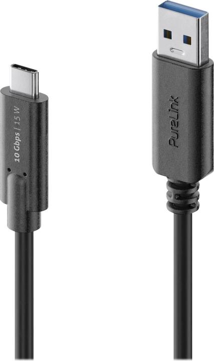 Produktbild Purelink USB A – USB C (1 m, USB 3.1)