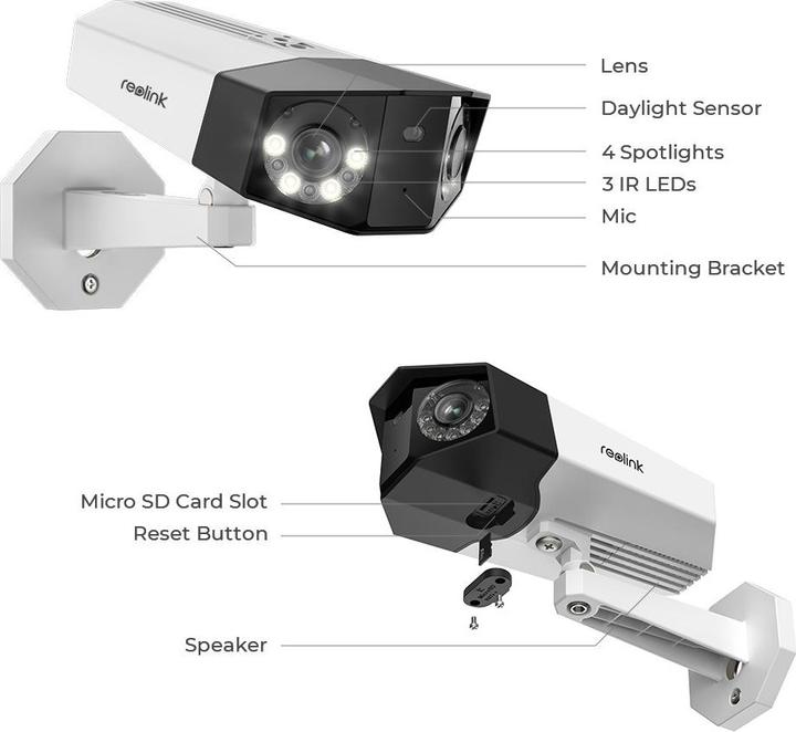 Actual product image Reolink Duo Series P730-4K 8MP (4608 x 1728 pixels)