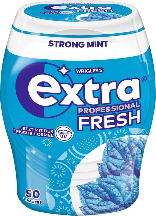 Produktbild Wrigley PROFESSIONAL Fresh Strong Mint Kaugummis 50 Dragees (50 Stk., 70 g)