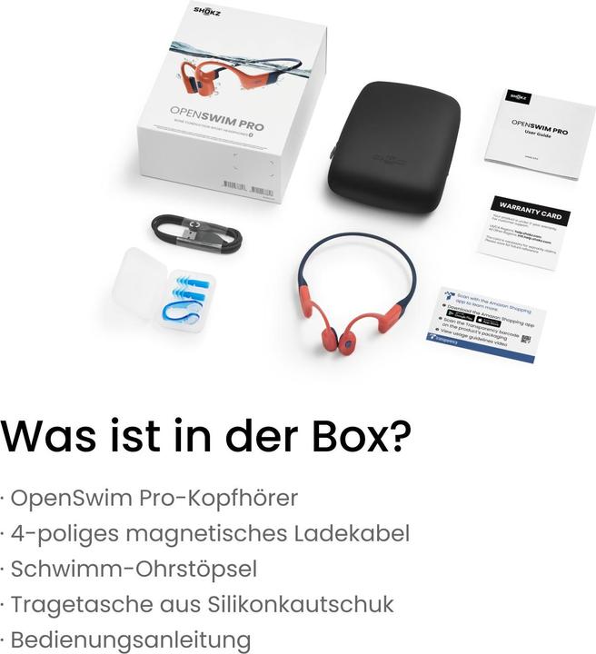 Produktbild Shokz OpenSwim Pro (NC, 9 h, Kabellos)