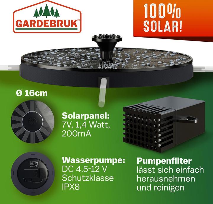 Immagine prodotto Gardebruk Fontana solare