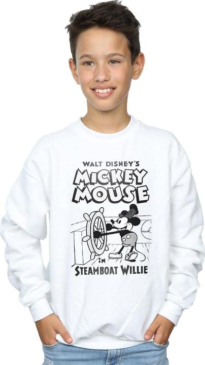 Immagine prodotto Disney Mickey Mouse Steamboat Willie Felpa Ragazzi (152, 158)