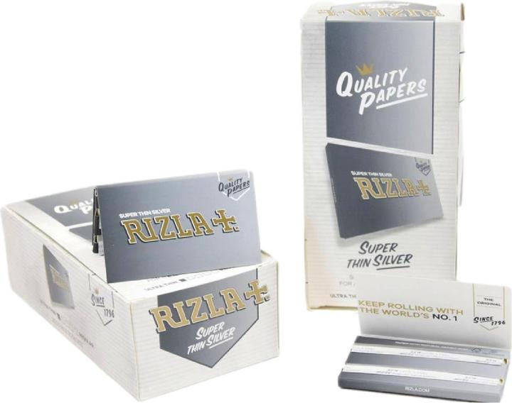Actual product image Rizla Silver short ultra thin