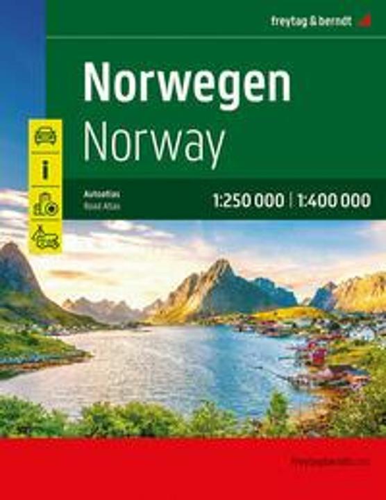 Actual product image Norway, car atlas 1:250,000 - 1:400,000, freytag & berndt