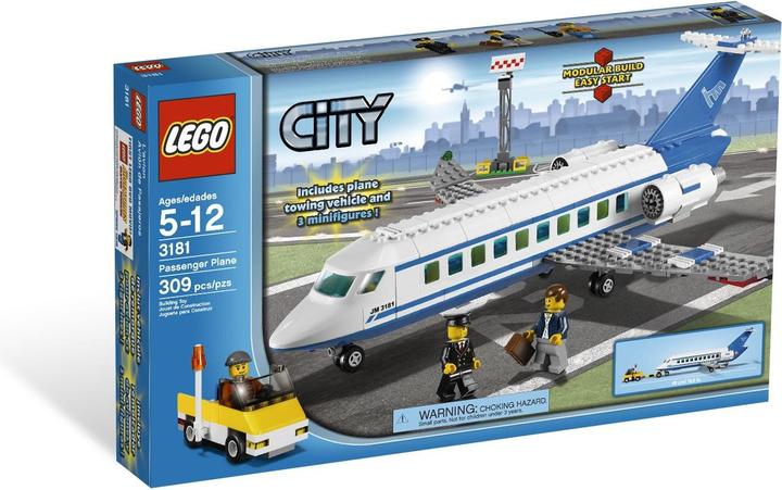 Produktbild LEGO Passagierflugzeug (3181, LEGO City)