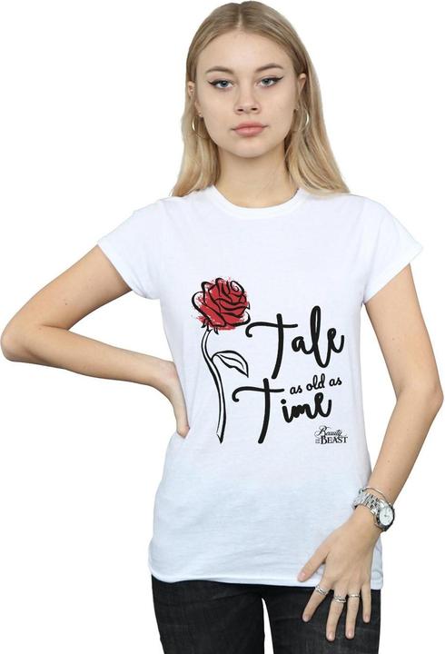 Image du produit Disney - T-shirt TALE AS OLD AS TIME ROSE - Femme (XXL)