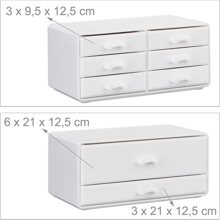 Actual product image Relaxdays Makeup Organizer
