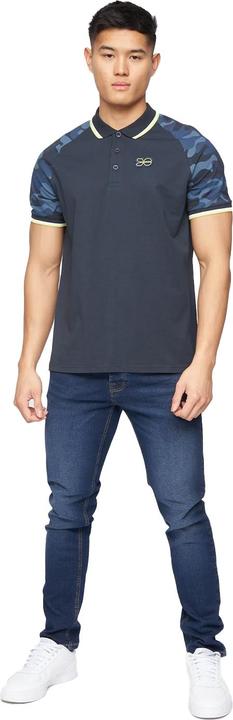 Actual product image Crosshatch Mens Cramdark Camo Polo Shirt (S)