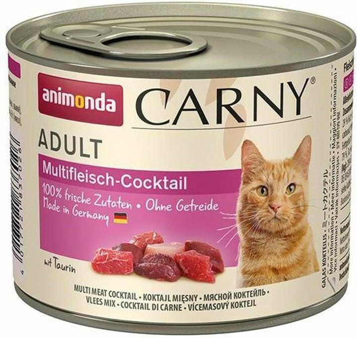 Image du produit animonda Carny 4017721837026 Nourriture en boîte pour chats (Adulte, 6 pcs, 200 g)